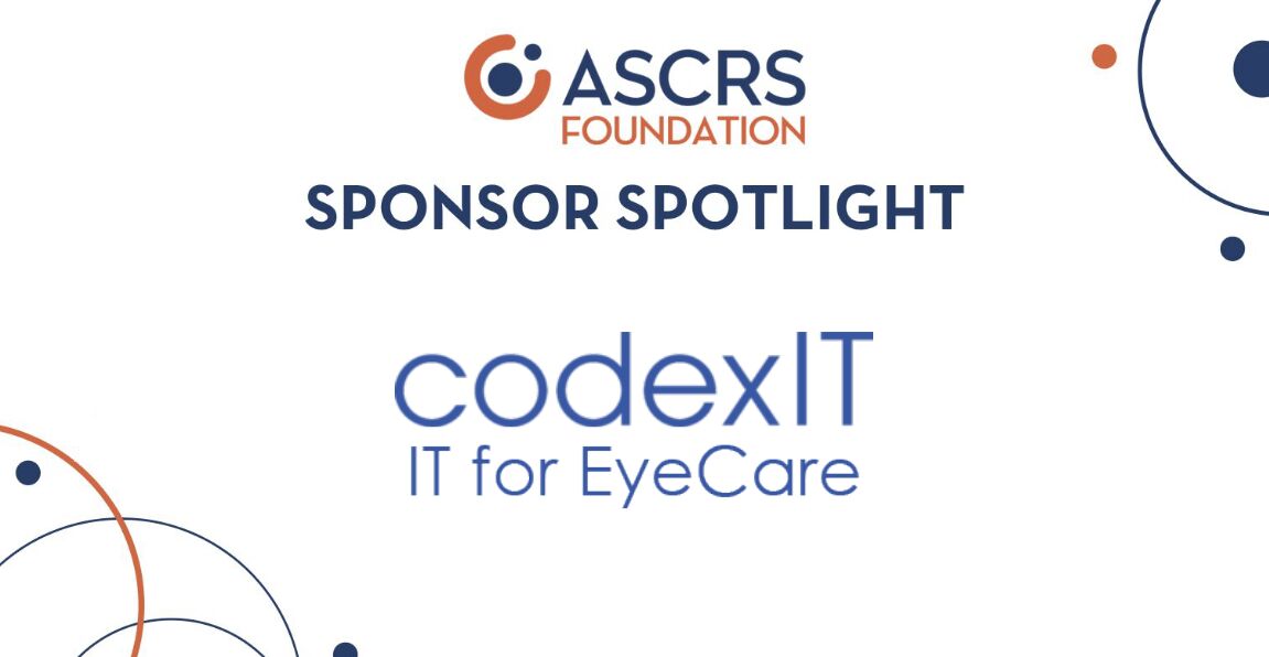 ASCRS Foundation Sponsor Spotlight: codexIT, IT for EyeCare