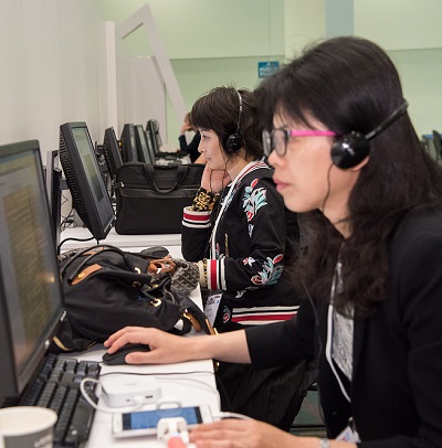 focused on virtual meeting